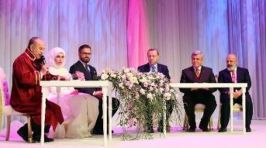 Cumhurbaşkanı Erdoğan Ve Karaosmanoğlu Nikah Şahidi Oldu
