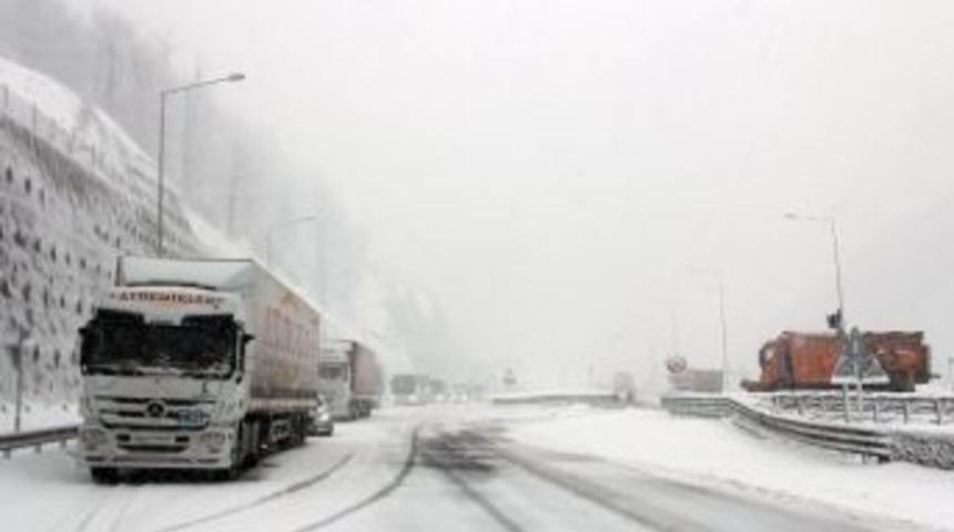 Bolu Dağı Bembeyaz Oldu