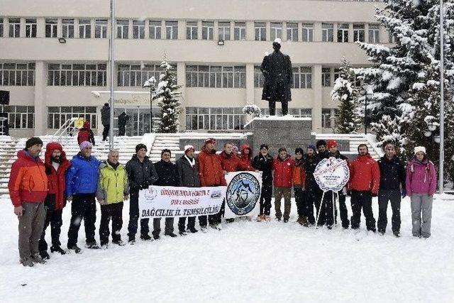 Dağcıların Zigana Kış Temel Eğitim Kampı Başladı