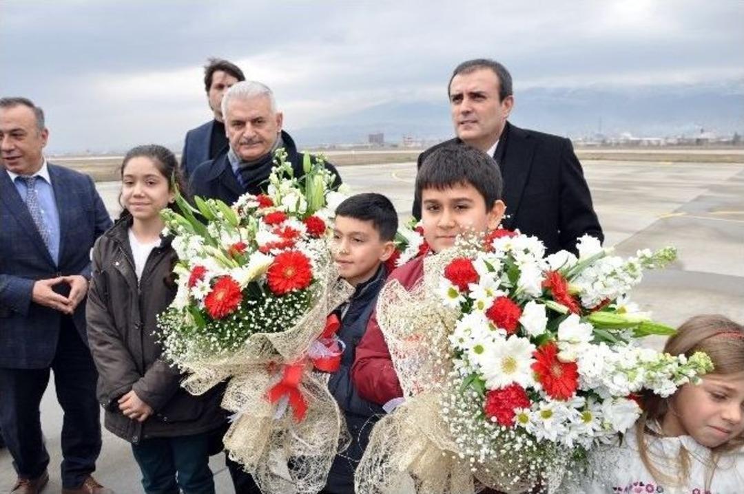 Bakan &Uuml;nal Ve Bakan Yıldırım Kahramanmaraş&rsquo;ta