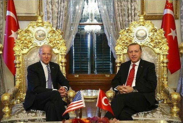 Cumhurbaşkanı Erdoğan, Joe Biden İle Görüşüyor