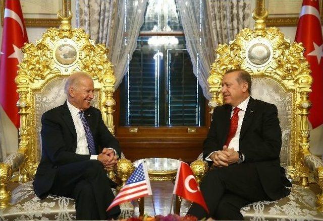 Cumhurbaşkanı Erdoğan, Joe Biden İle Görüşüyor