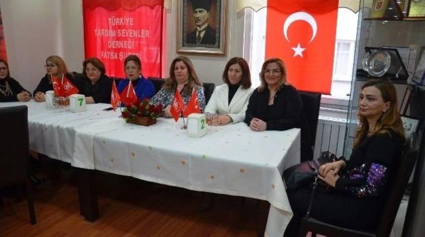 Fatsalı Yardım Sevenler Yemekte Buluştu