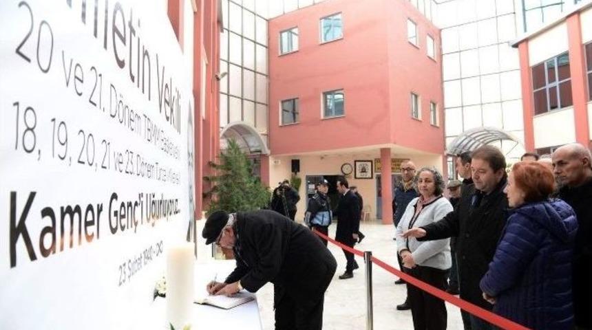 Kamer Gen&ccedil; İ&ccedil;in Taziye Defteri A&ccedil;ıldı