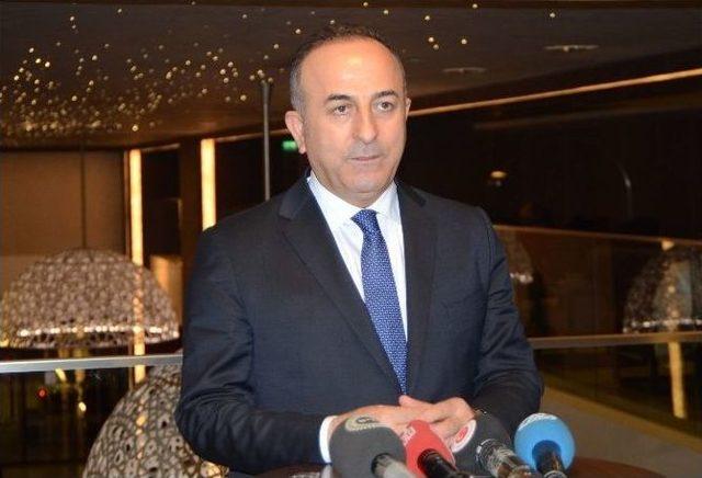 Çavuşoğlu, Rum Kesimi Ana Muhalefet Partisi Lideri Kiprianu İle Bir Araya Geldi