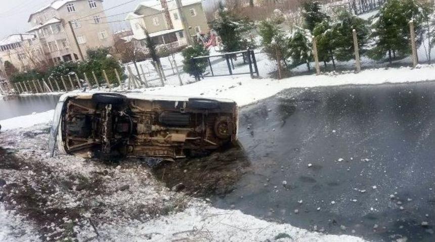 Samsun&rsquo;da Yollar Buz Pistine D&ouml;nd&uuml;