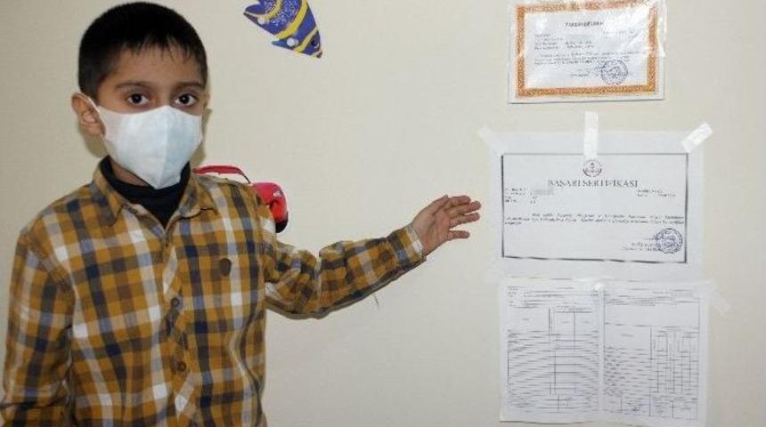 (&ouml;zel Haber) L&ouml;semi Hastası Minik Erhan&rsquo;ın B&uuml;y&uuml;k Başarısı