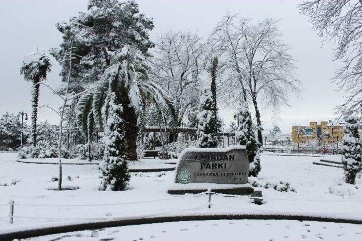 Çarşamba Beyaz’a Büründü G1