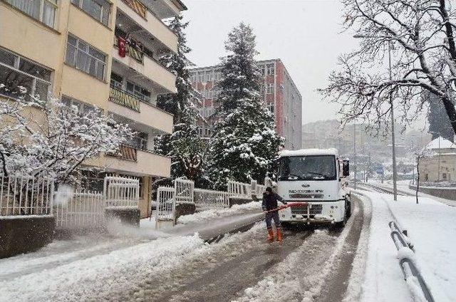 Trabzon Karla Mücadele Ediyor