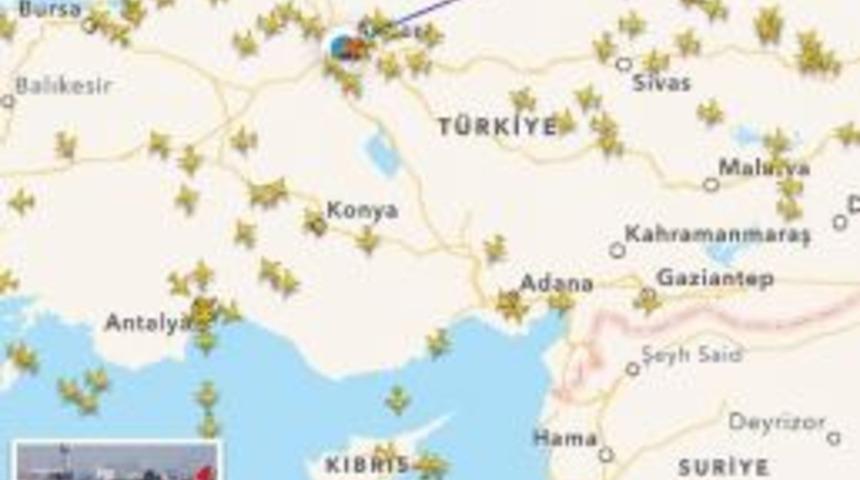 İstanbul-trabzon U&ccedil;ağı Ankara&rsquo;ya Zorunlu İniş Yaptı