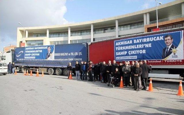 Ak Parti Akhisar İlçe Teşkilatı’ndan Bayırbucak Türkmenlerine Büyük Destek