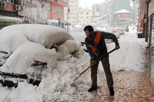 Rize’de Tipi Hayatı Felç Etti