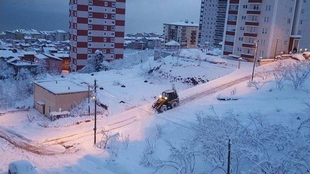 Fatsa’da Karla Mücadele