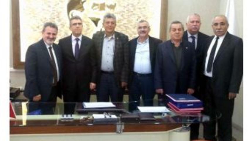 Aydın Esnaf Odası&rsquo;ndan Vergi Dairesine Ziyaret