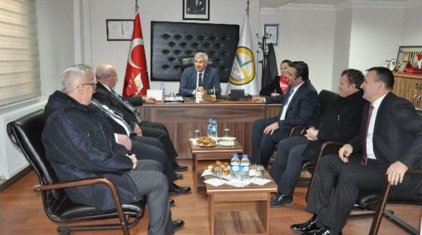 Başkan Albayrak Ve Yurdakul, Malkara&rsquo;da Stk&rsquo;ları Ziyaret Etti