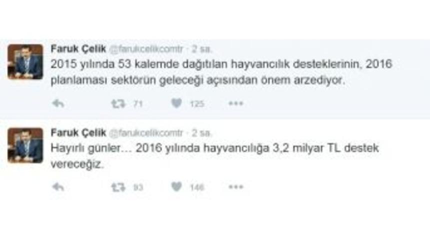 Bakandan 3.2 Milyar Liralık Tweet
