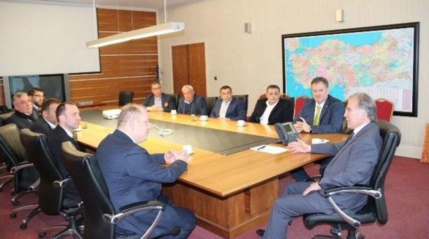 Tso Başkanı Ve Y&ouml;netim Kurulu &Uuml;yelerinden Şahin&rsquo;e Ziyaret