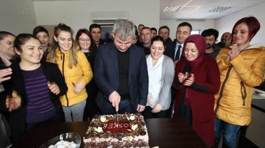 Kosgeb Kursunu Pasta Keserek Bitirdiler