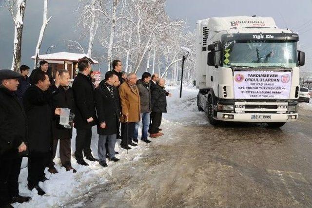 Ordu’dan Bayır Bucak Türkmenlerine Yardım