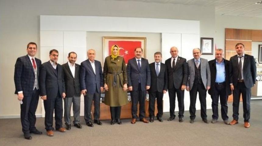 Milletvekillerinden Nk&uuml; Rekt&ouml;r&uuml; Şimşek&rsquo;e Ziyaret