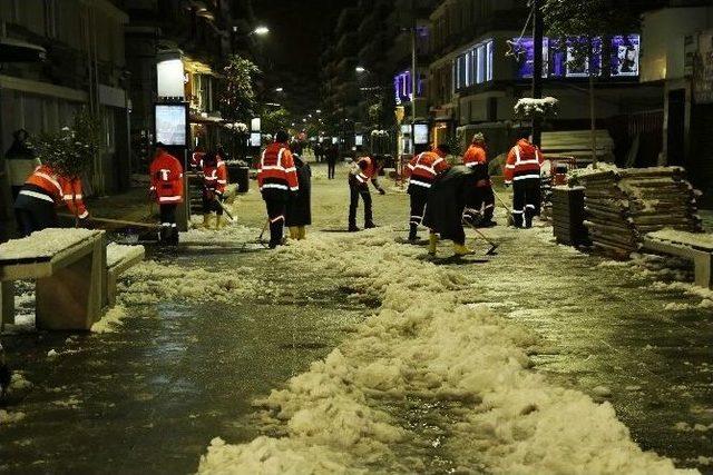 İlkadım’da Kar Seferberliği