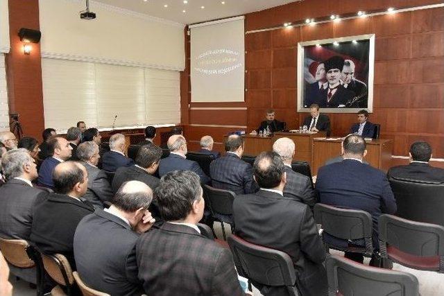 Gümüşhane’de İl Koordinasyon Kurulu Toplantısı Yapıldı