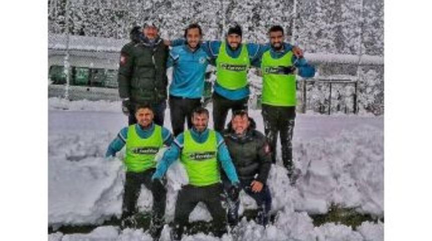 Giresunsporlu Futbolcuların Kar Keyfi