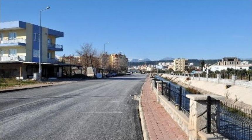 Kepez Belediyesi D&uuml;den Yolunda Asfalt &Ccedil;alışması Başlattı