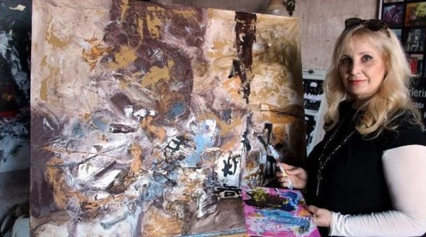 Kapadokya Sanat Kampına Katılan Rus Ressam: "t&uuml;rkiye&rsquo;yi &Ccedil;ok Seviyorum"