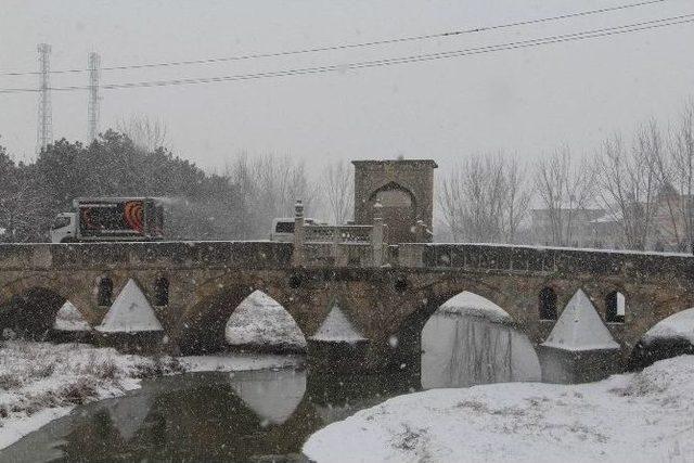 Kırklareli’nde Kar Yağışı