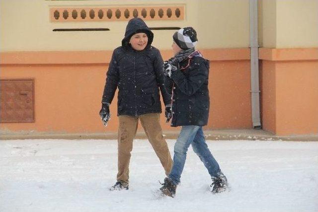 Kırklareli’nde Kar Yağışı