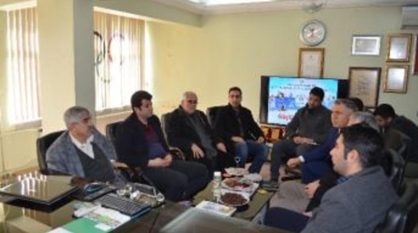 Yeni D&uuml;nya Vakfı Başkanı G&ouml;ksu, Bağcı&rsquo;yı Ziyaret Etti