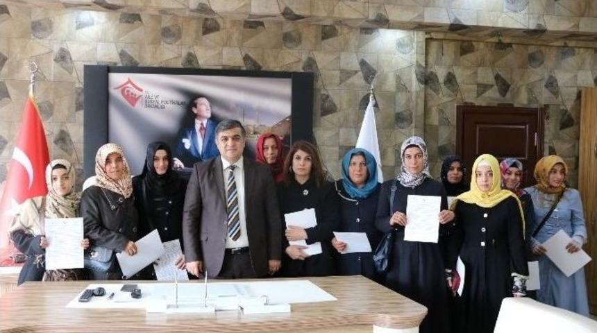 Şanlıurfa&rsquo;da 250 Kursiyere Sertifikaları Dağıtıldı