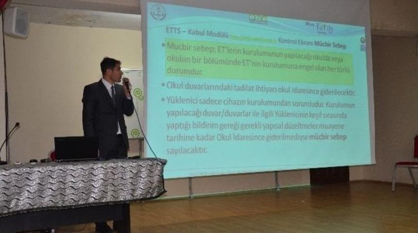 Muş&rsquo;ta &lsquo;eğitim Bilişim Ağı Projesi&rsquo;nin Tanıtımı Yapıldı
