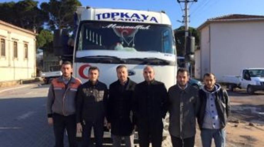 G&ouml;me&ccedil;&rsquo;ten Bayır Bucak T&uuml;rkmenlerine Şefkatli Yardım