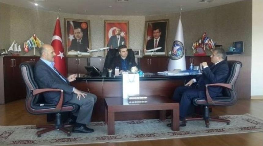 Başatlı Boru Profilin M&uuml;d&uuml;r&uuml; Başkan Yemenici&rsquo;yi Ziyaret Etti