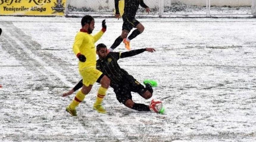 Erteleme Ma&ccedil;ında Aliağa Fk Fark Attı