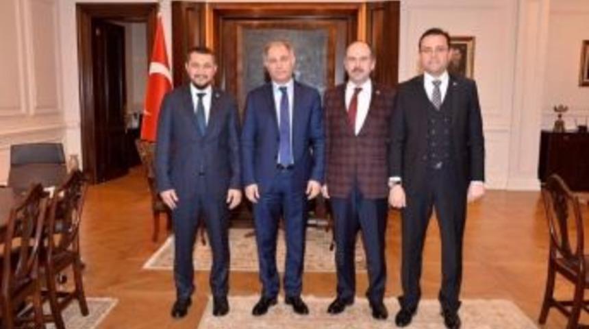 Ak Parti Nevşehir Milletvekilleri İ&ccedil; İşleri Bakanı Efkan Ala&rsquo;yı Ziyaret Etti