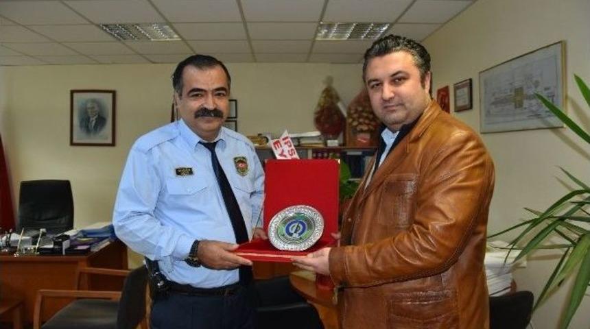 Başkan Ulaş Yurdakul&rsquo;dan G&uuml;mr&uuml;k M&uuml;d&uuml;r&uuml;&rsquo;ne Ziyaret