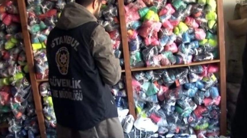 Sahte Ayakkabı Operasyonu Polis Kamerasında