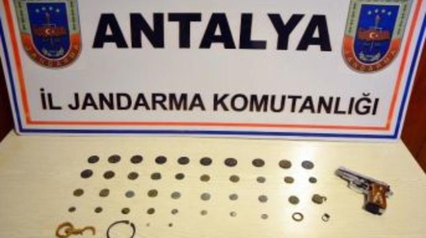 Likya Ve Roma D&ouml;nemine Ait 44 Sikke Ve Takı Ele Ge&ccedil;irildi