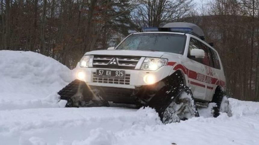 Kar Onlara Engel Olmadı