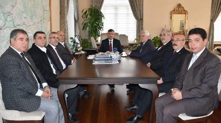 Chp Yeni İl Y&ouml;netiminden Vali Bektaş&rsquo;a Ziyaret