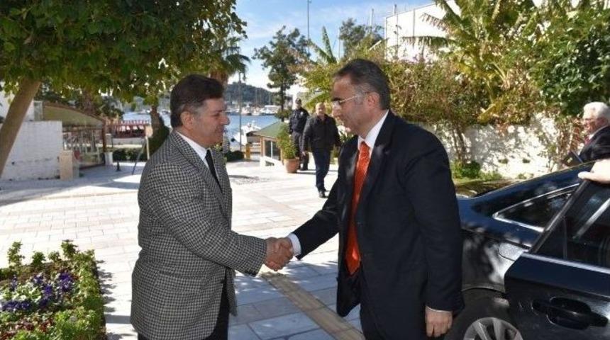 Ulaştırma Bakan Yardımcısı Y&uuml;ksel Coşkuny&uuml;rek Bodrum&rsquo;da