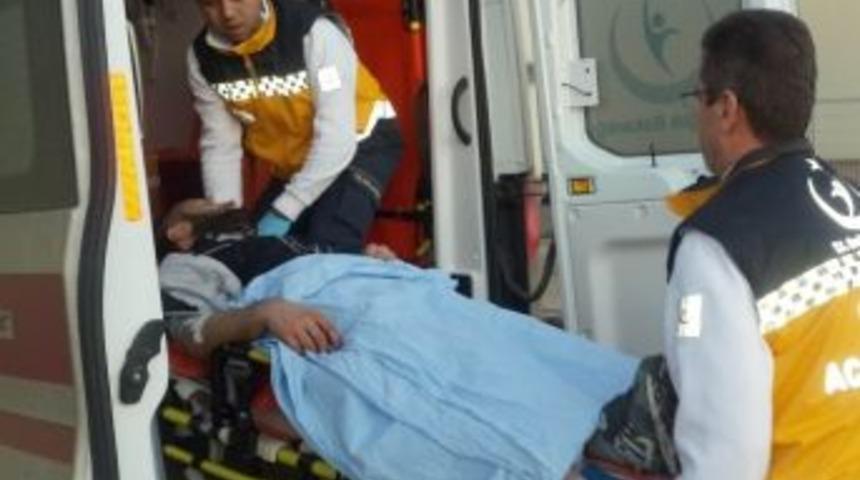 Cezaevinden Ka&ccedil;mak İsterken Hastanelik Oldu