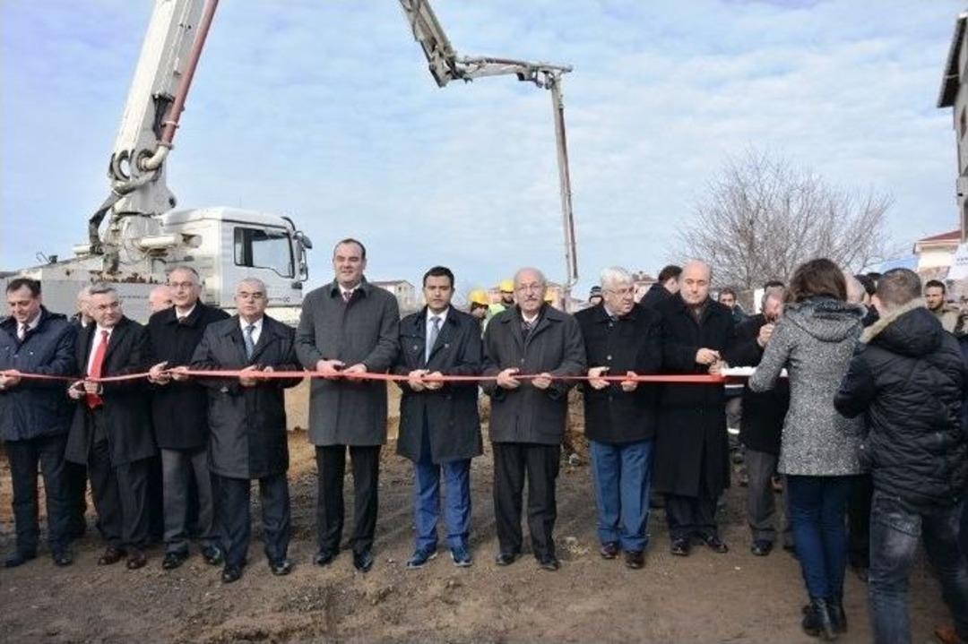 Ergene&rsquo;de 24 Derslikli Okul Temeli Atıldı