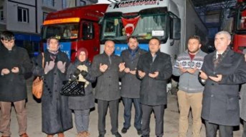 Ak Parti Aksaray Teşkilatı&rsquo;ndan Bayır-bucak&rsquo;a 4 Tır Yardım