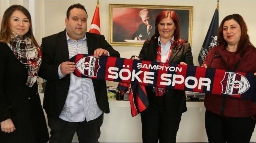 S&ouml;ke Chp Gen&ccedil;lik Kolarından Başkan &Ccedil;er&ccedil;ioğlu&rsquo;na Ziyaret