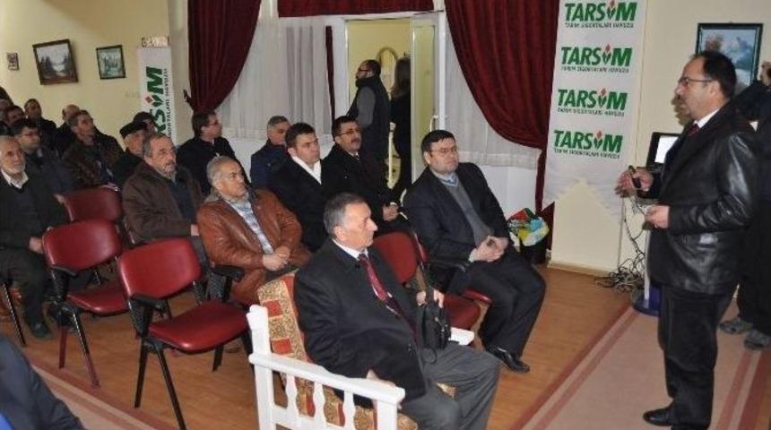 &Ccedil;ift&ccedil;ilere Tarsim Anlatıldı