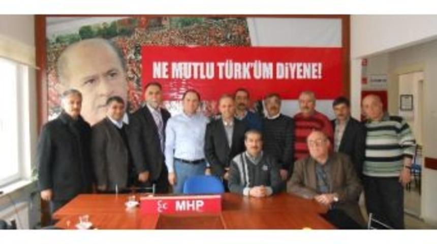 &Ccedil;iftelerliler Sosyal Yardımlaşma Dayanışma Ve K&uuml;lt&uuml;r Derneği&rsquo;nden Mhp&rsquo;ye Ziyaret